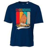 Groundhog Whisperer Marmot Whisperer Cooling Performance Crew T-Shirt