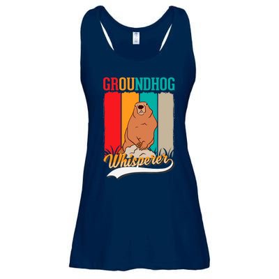 Groundhog Whisperer Marmot Whisperer Ladies Essential Flowy Tank