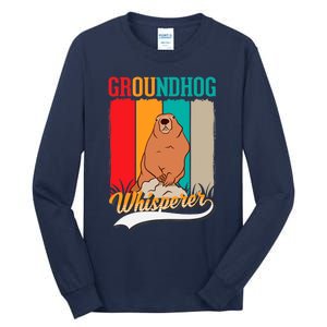 Groundhog Whisperer Marmot Whisperer Tall Long Sleeve T-Shirt