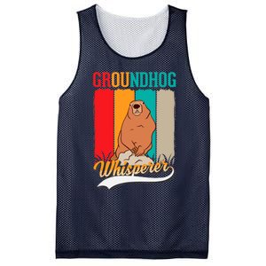 Groundhog Whisperer Marmot Whisperer Mesh Reversible Basketball Jersey Tank