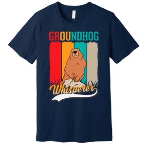 Groundhog Whisperer Marmot Whisperer Premium T-Shirt