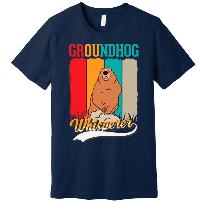 Groundhog Whisperer Marmot Whisperer Premium T-Shirt