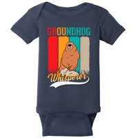 Groundhog Whisperer Marmot Whisperer Baby Bodysuit