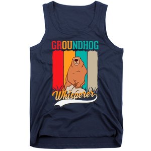 Groundhog Whisperer Marmot Whisperer Tank Top