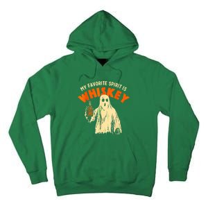 Ghost Whiskey My Favorite Spirit Is Whiskey Ghost Tall Hoodie