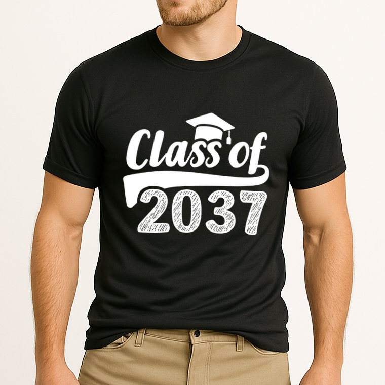 Grow With Me Class Of 2037 Graduation Preschool Performance Shirt