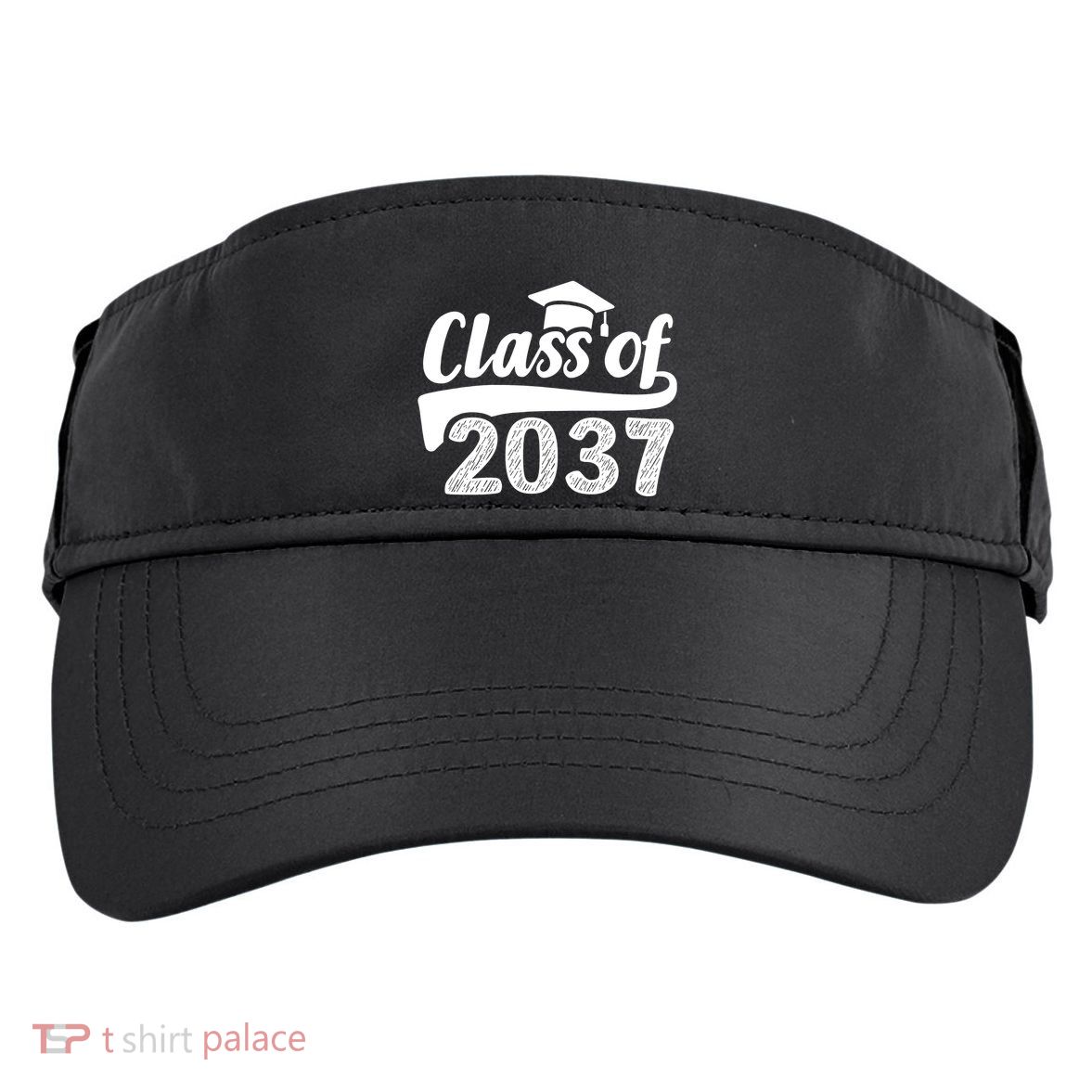 Grow With Me Class Of 2037 Graduation Preschool Adult Drive Performance Visor