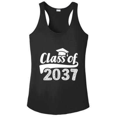 Grow With Me Class Of 2037 Graduation Preschool Ladies PosiCharge Competitor Racerback Tank