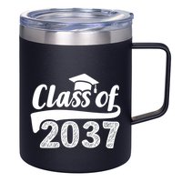 Grow With Me Class Of 2037 Graduation Preschool 12oz Stainless Steel Coffee Mug