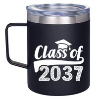 Grow With Me Class Of 2037 Graduation Preschool 12oz Stainless Steel Coffee Mug