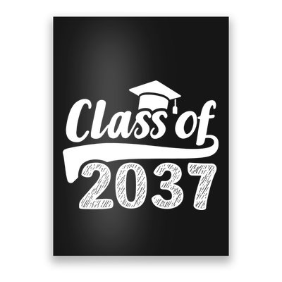 Grow With Me Class Of 2037 Graduation Preschool Poster