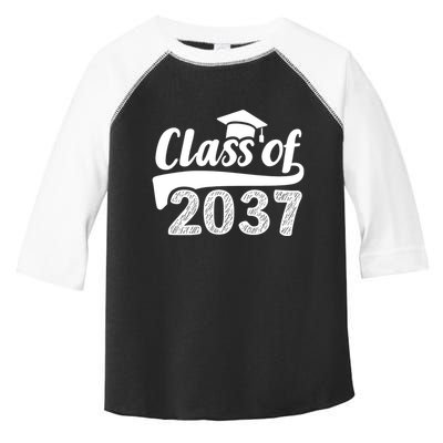 Grow With Me Class Of 2037 Graduation Preschool Toddler Fine Jersey T-Shirt