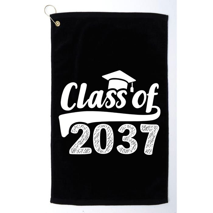 Grow With Me Class Of 2037 Graduation Preschool Golf Towel