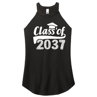 Grow With Me Class Of 2037 Graduation Preschool Women’s Perfect Tri Rocker Tank