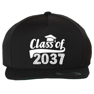 Grow With Me Class Of 2037 Graduation Preschool Wool Snapback Cap