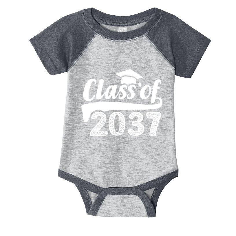 Grow With Me Class Of 2037 Graduation Preschool Infant Baby Jersey Bodysuit