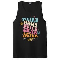 Groovy Weird Moms Build Character, Overstimulated Mom (Back) PosiCharge Competitor Tank