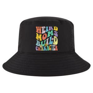 Groovy Weird Moms Build Character Mothers Day Funny Matching Cool Comfort Performance Bucket Hat