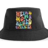 Groovy Weird Moms Build Character Mothers Day Funny Matching Sustainable Bucket Hat