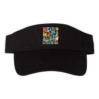 Groovy Weird Moms Build Character Mothers Day Funny Matching Valucap Bio-Washed Visor