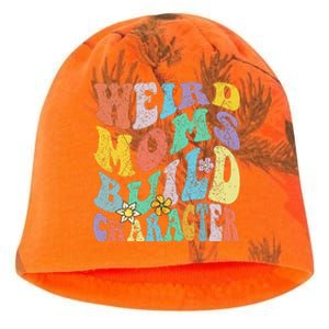 Groovy Weird Moms Build Character Mothers Day Funny Matching Kati - Camo Knit Beanie