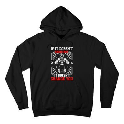 Gym Workout Motivational Tall Hoodie