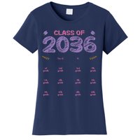 Grow With Me Graduation First Day of School Class of 2036 Women's T-Shirt