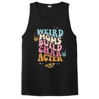 Groovy Weird Moms Build Character, Overstimulated Mom PosiCharge Competitor Tank