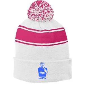 Games With Names Ernie Adams Stripe Pom Pom Beanie