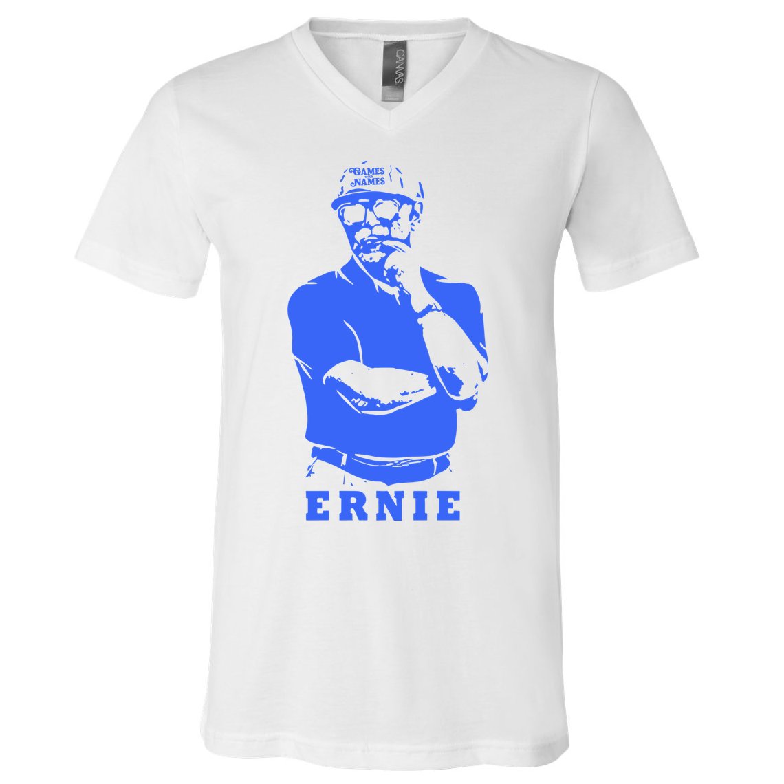 Games With Names Ernie Adams V-Neck T-Shirt