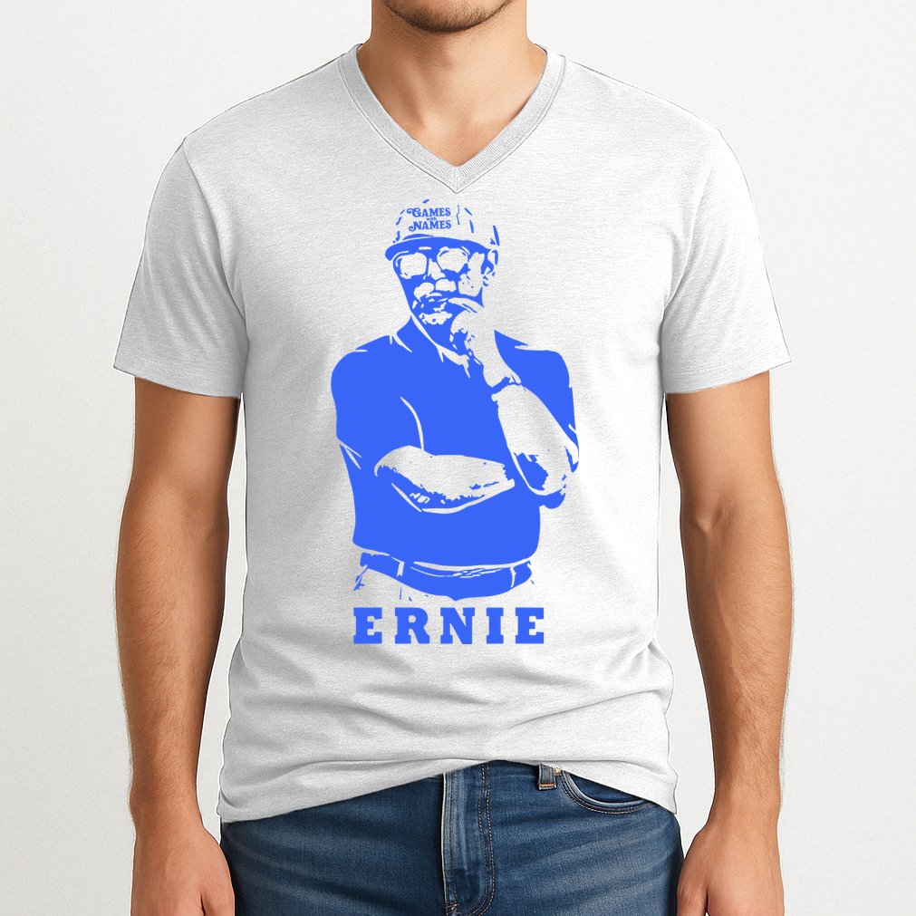 Games With Names Ernie Adams V-Neck T-Shirt