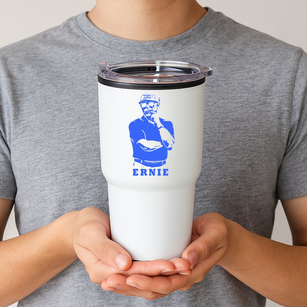 Games With Names Ernie Adams Tumbler