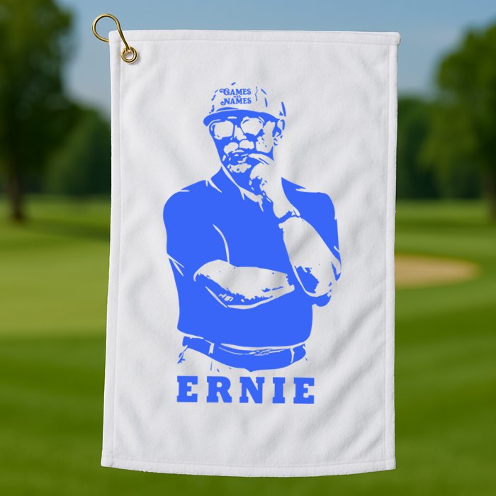 Games With Names Ernie Adams Golf Towel