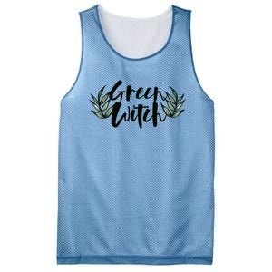 Green Witch Nature Lovers Earth Day Cool Gift Mesh Reversible Basketball Jersey Tank