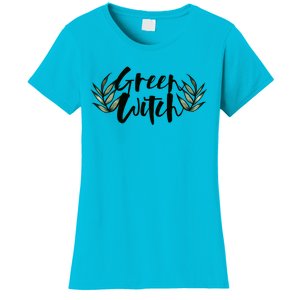 Green Witch Nature Lovers Earth Day Cool Gift Women's T-Shirt