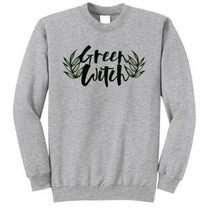 Green Witch Nature Lovers Earth Day Cool Gift Sweatshirt