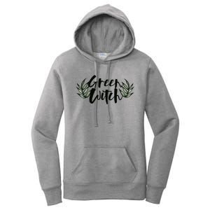 Green Witch Nature Lovers Earth Day Cool Gift Women's Pullover Hoodie