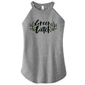 Green Witch Nature Lovers Earth Day Cool Gift Women's Perfect Tri Rocker Tank