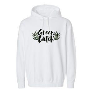 Green Witch Nature Lovers Earth Day Cool Gift Garment-Dyed Fleece Hoodie