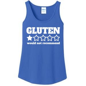 Gluten Would Not Recomd Celiac Disease Awareness Gluten Gift Ladies Essential Tank