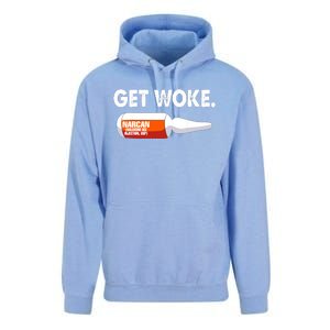 Get Woke Narcan Drug Unisex Surf Hoodie