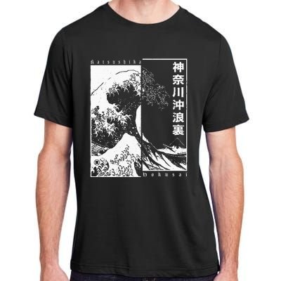 Great Wave Off Kanagawa Japanese Aesthetic Hokusai Adult ChromaSoft Performance T-Shirt