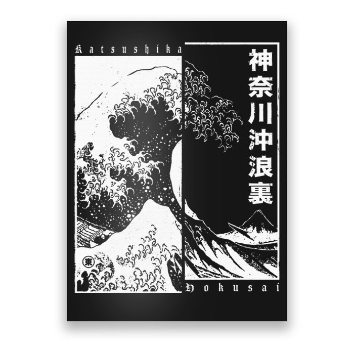 Great Wave Off Kanagawa Japanese Aesthetic Hokusai Poster