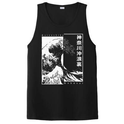 Great Wave Off Kanagawa Japanese Aesthetic Hokusai PosiCharge Competitor Tank