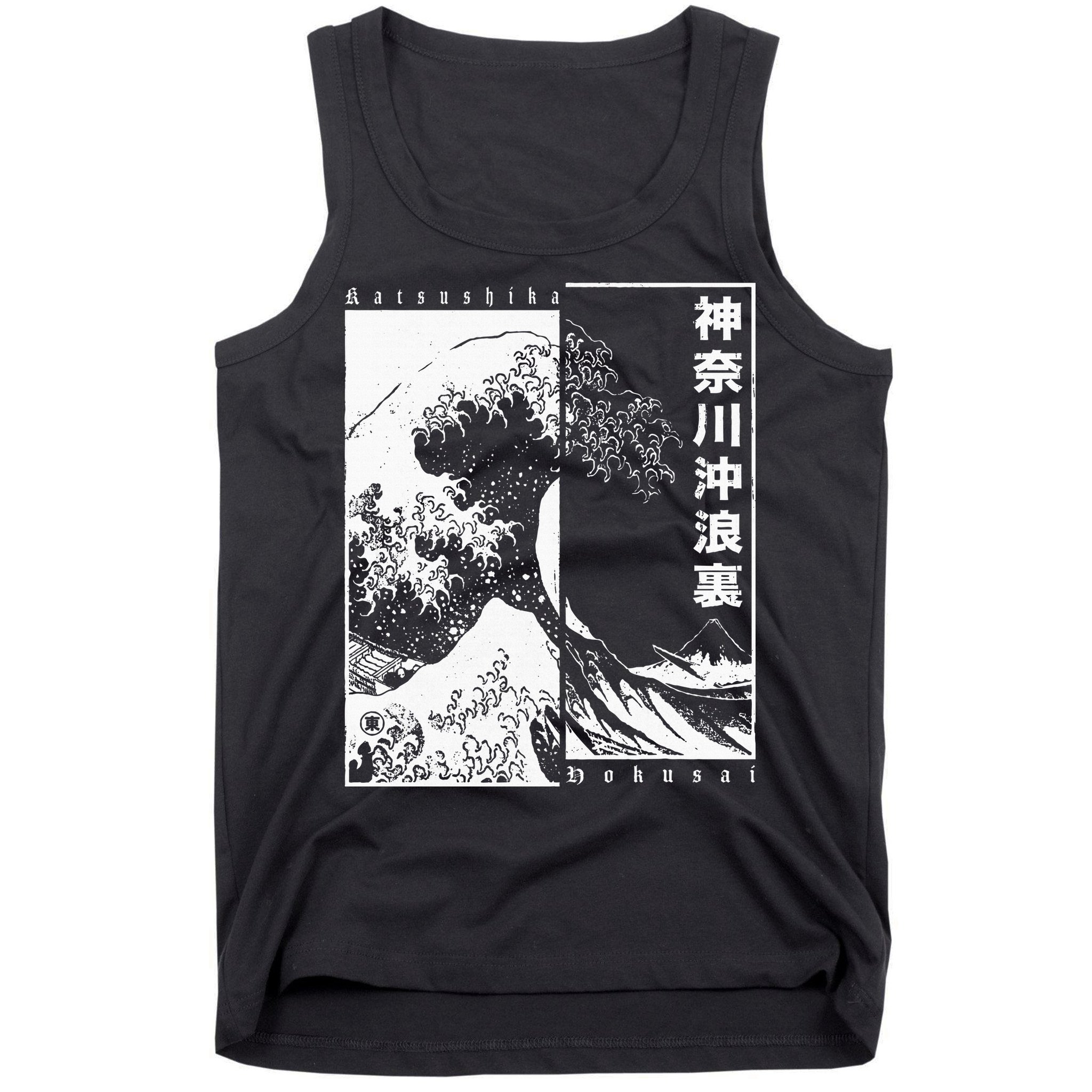 Great Wave Off Kanagawa Japanese Aesthetic Hokusai Tank Top