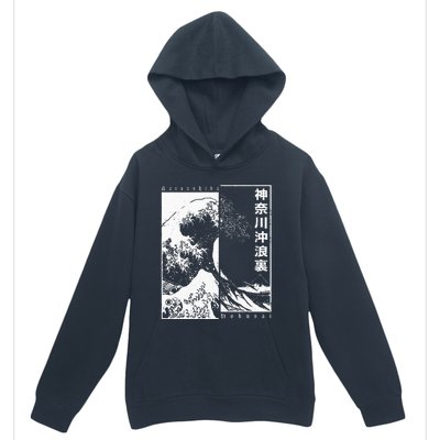 Great Wave Off Kanagawa Japanese Aesthetic Hokusai Urban Pullover Hoodie