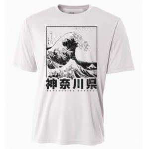 Great Wave Off Kanagawa Japan Aesthetic Japanese Art Cooling Performance Crew T-Shirt