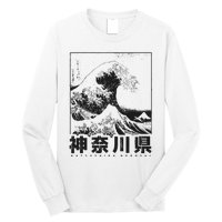 Great Wave Off Kanagawa Japan Aesthetic Japanese Art Long Sleeve Shirt