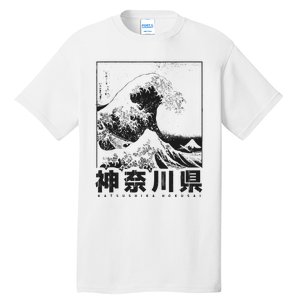 Great Wave Off Kanagawa Japan Aesthetic Japanese Art Tall T-Shirt