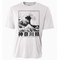 Great Wave Off Kanagawa Japan Aesthetic Japanese Art Cooling Performance Crew T-Shirt